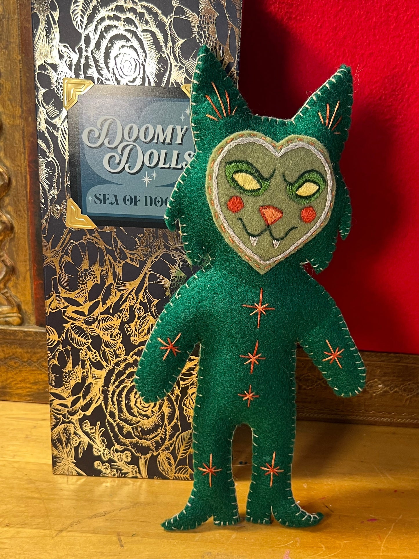 Doomy Doll: Dark Green Wolf