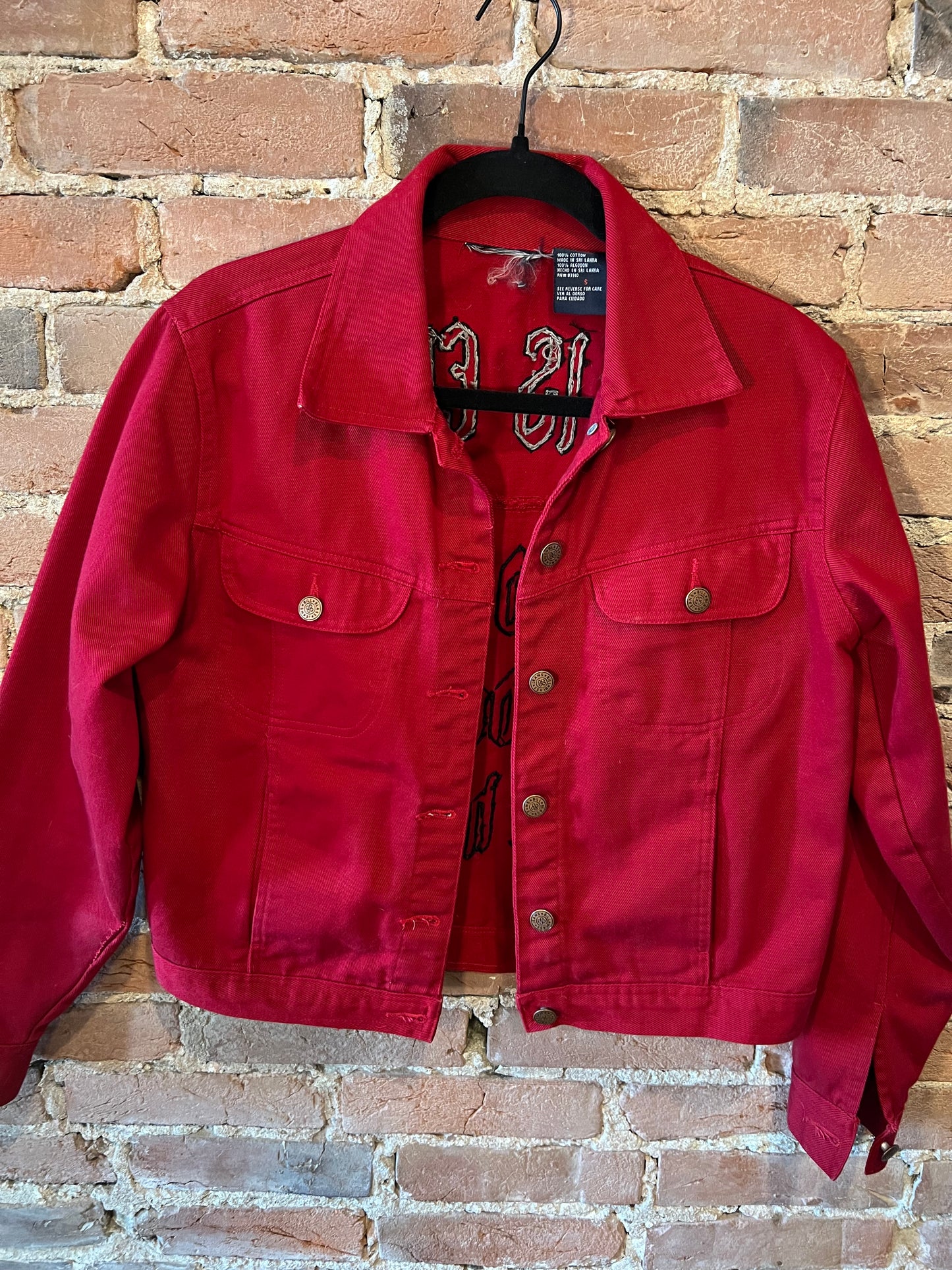 “Hell Is Empty” Hand Embroidered Jacket