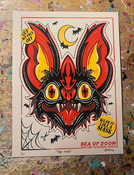 THREESOME BUNDLE PACK: Mask Dudes 2025 Screenprints