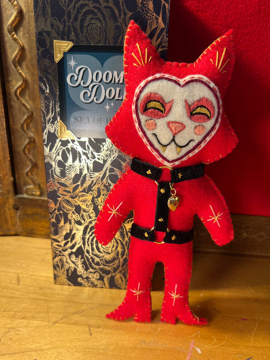 Doomy Doll: Red Wolf with Harness