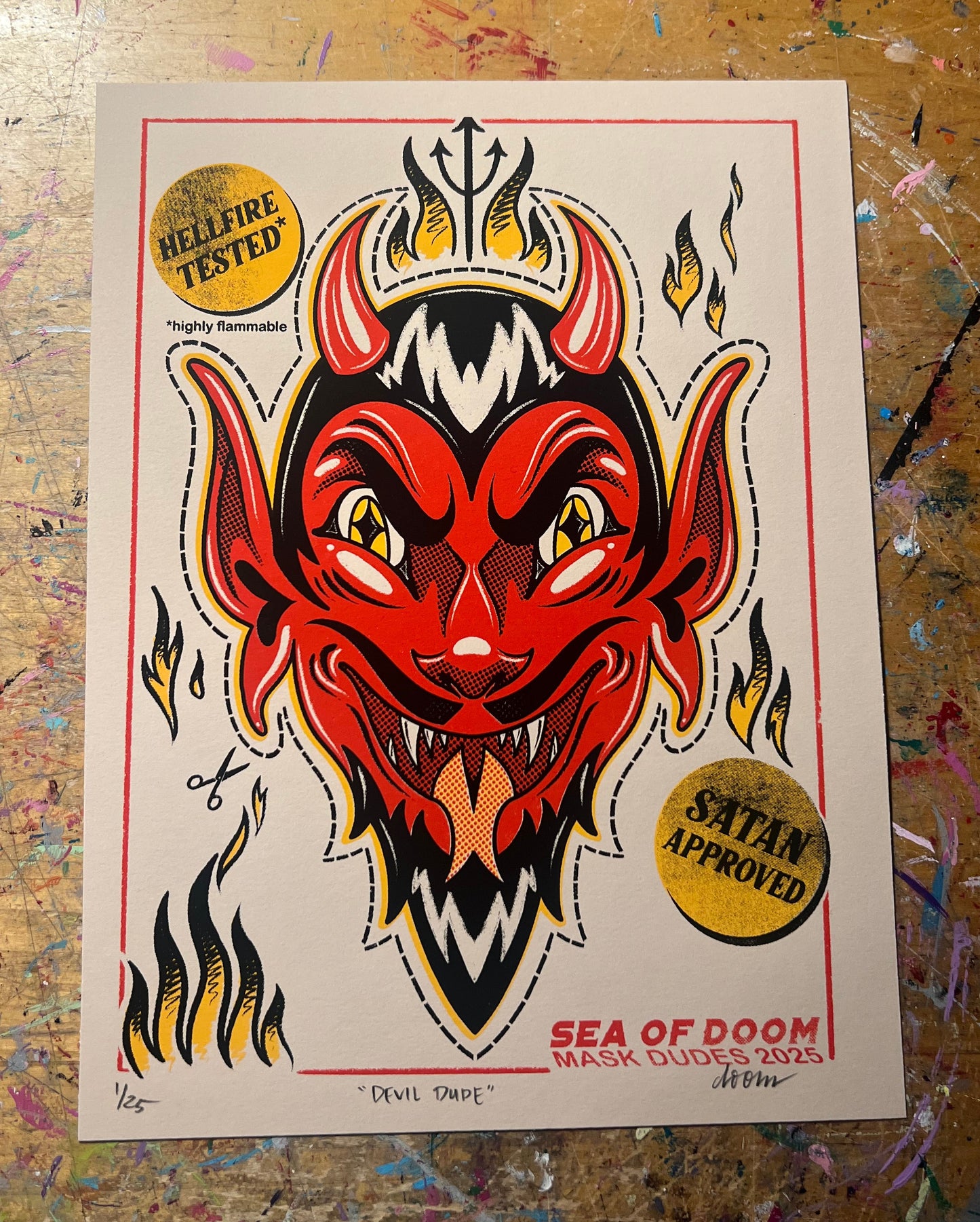 THREESOME BUNDLE PACK: Mask Dudes 2025 Screenprints