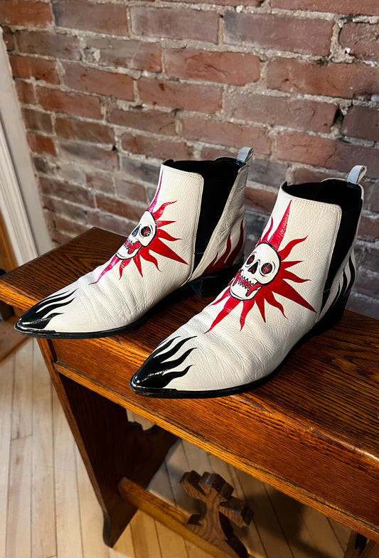 Firewalker Hand Painted Boots- Size 7.5 W