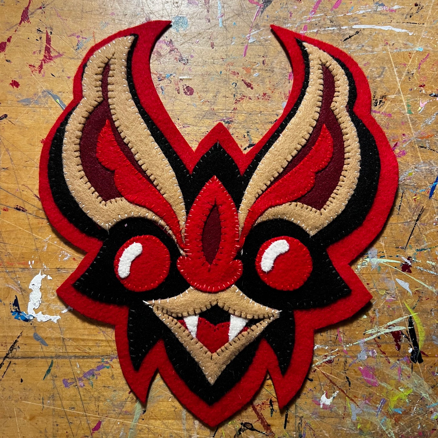 Handmade Big Bat Patch