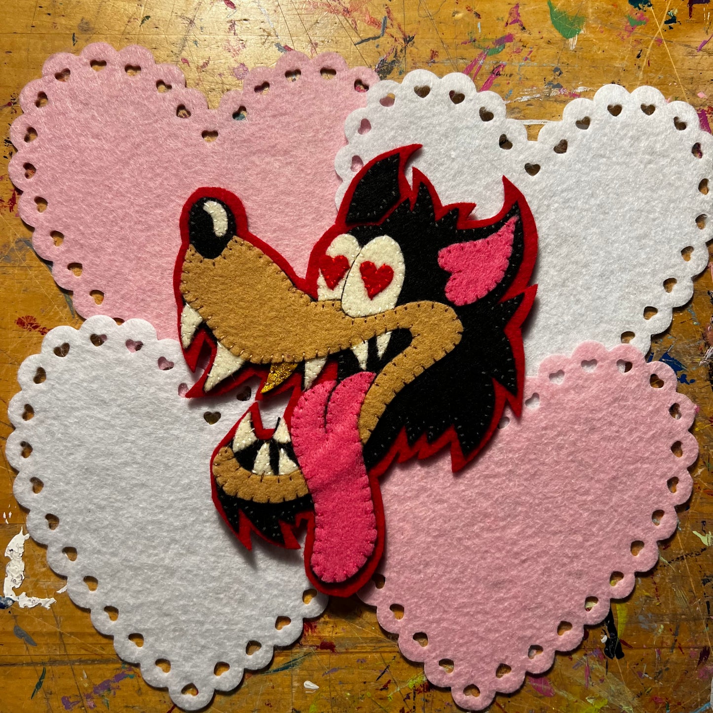 Handmade Pervy Wolf Patch