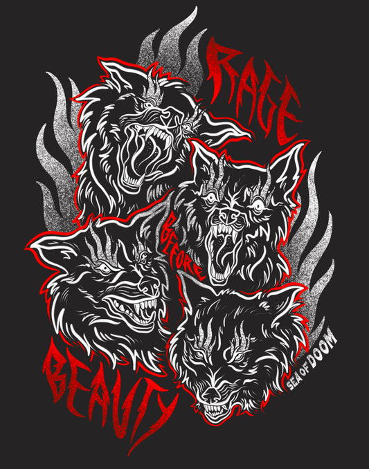 RAGE BEFORE BEAUTY t-shirt