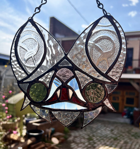 Bat Dude Original Stained Glass- Clear Variant