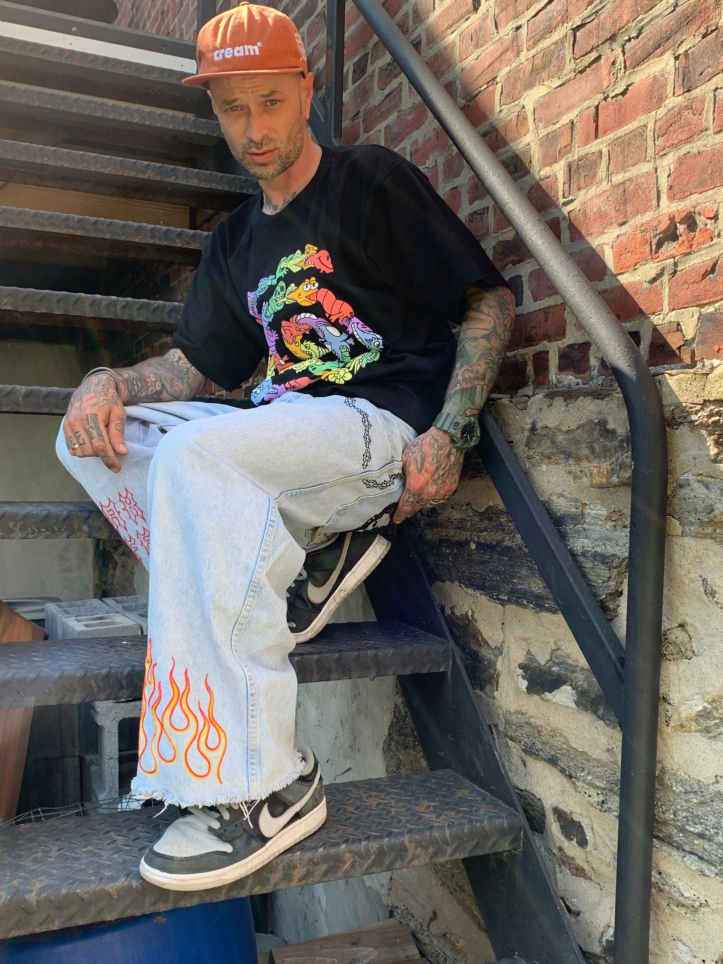 Hand Embroidered “Break Stuff” Bizkit JNCOs