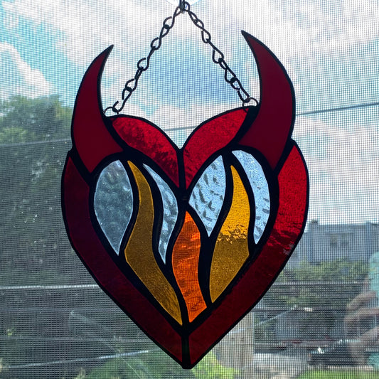 Large Hellfire Stained Glass