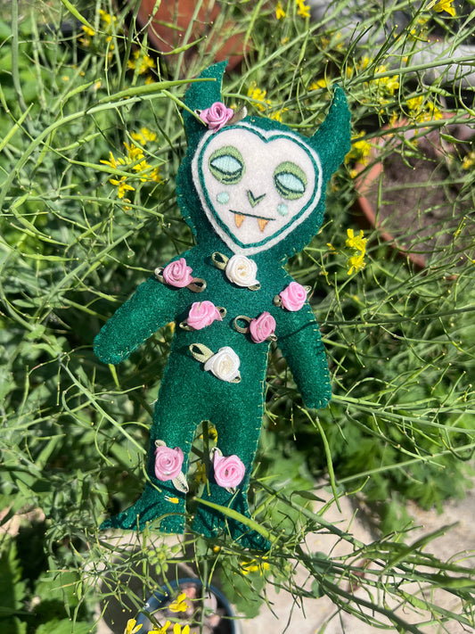 Springtime Doomy Doll: Green Flower Boi
