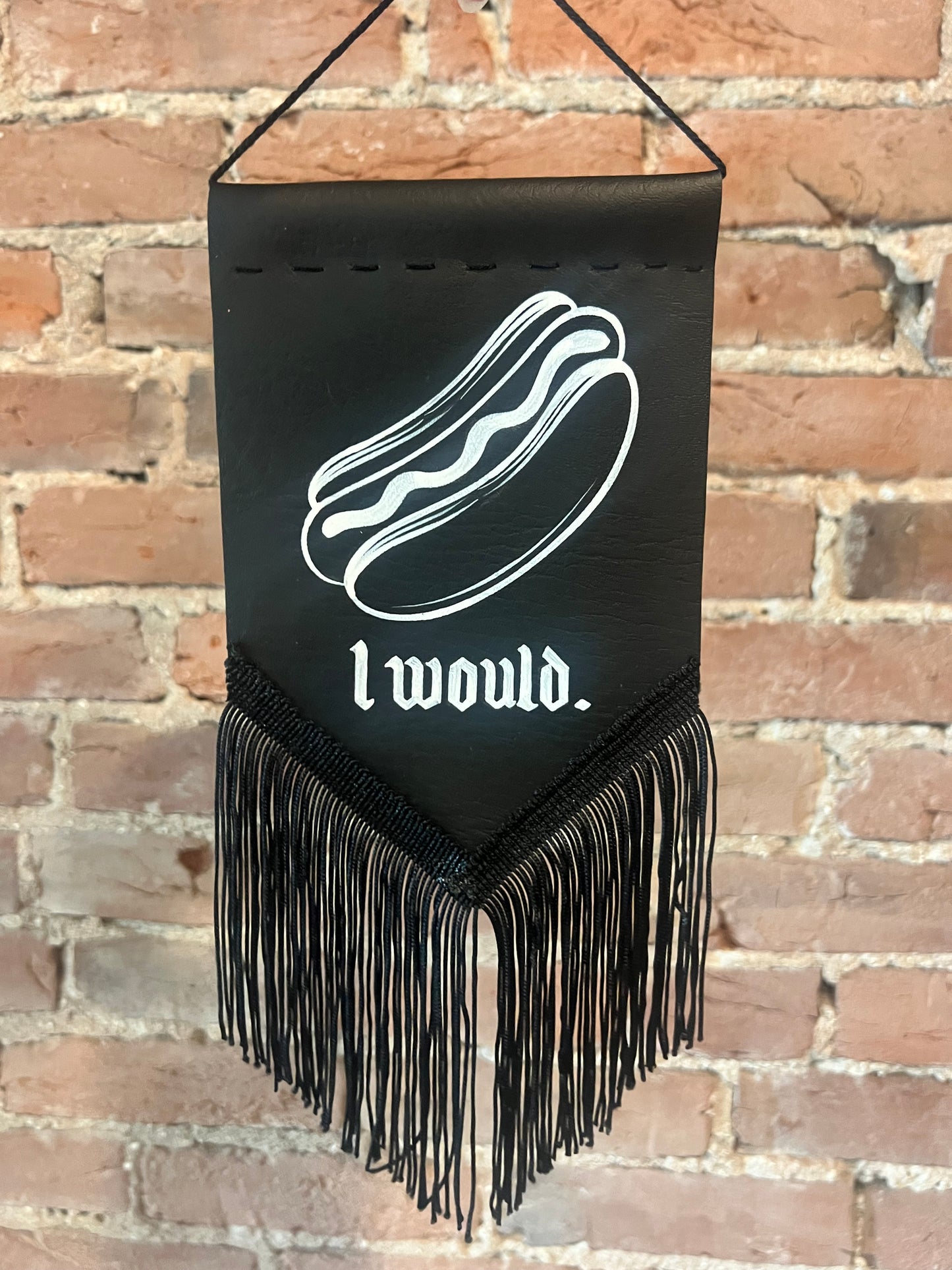 "I Would" Hot Dog Banner