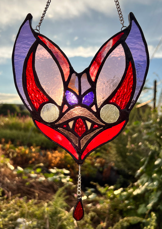 Vampire Bat Original Stained Glass