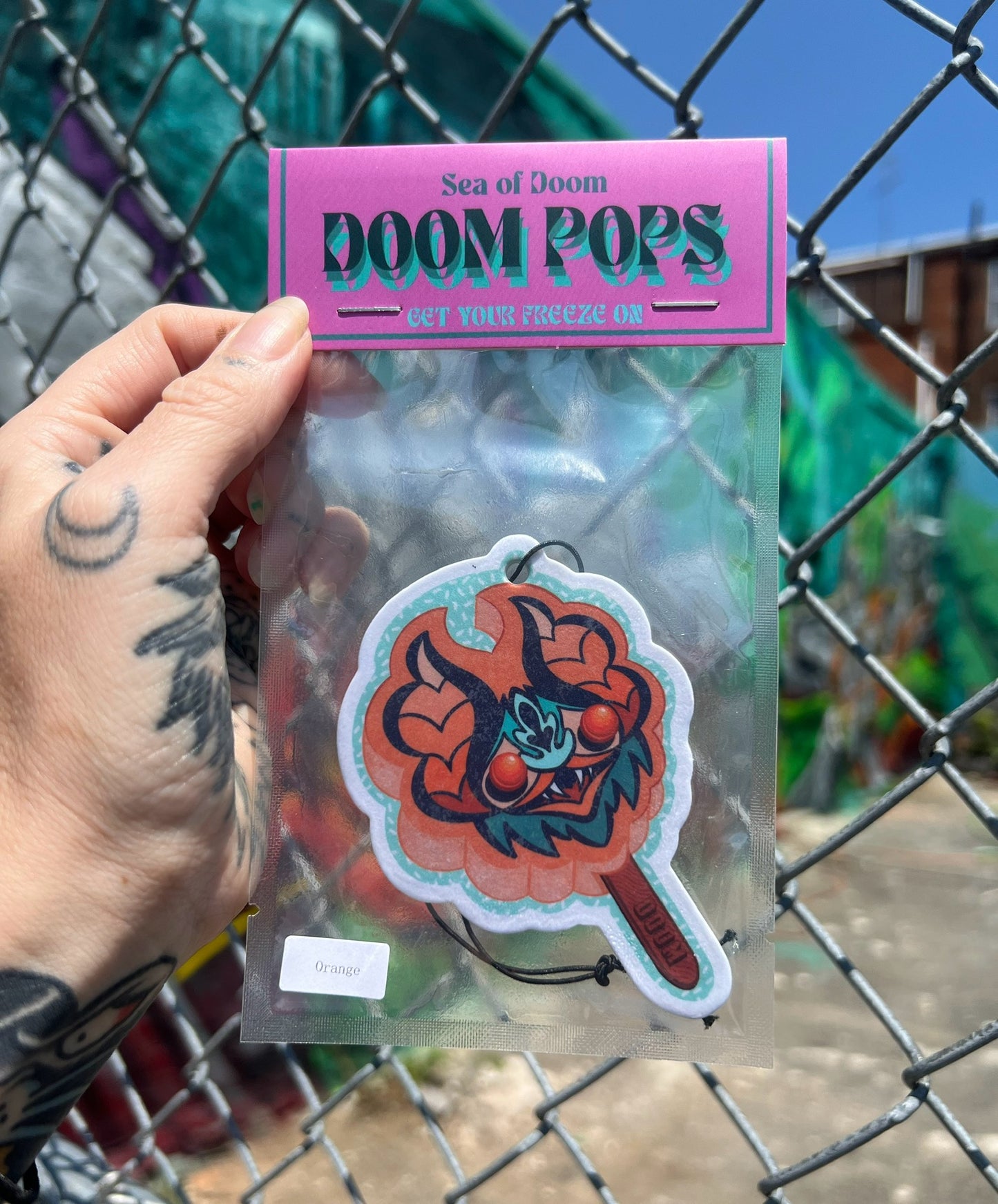 Doom Pop Air Freshener: Creamsicle Bat