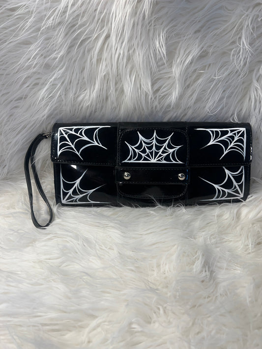 Spider Queen Hand Painted Clutch