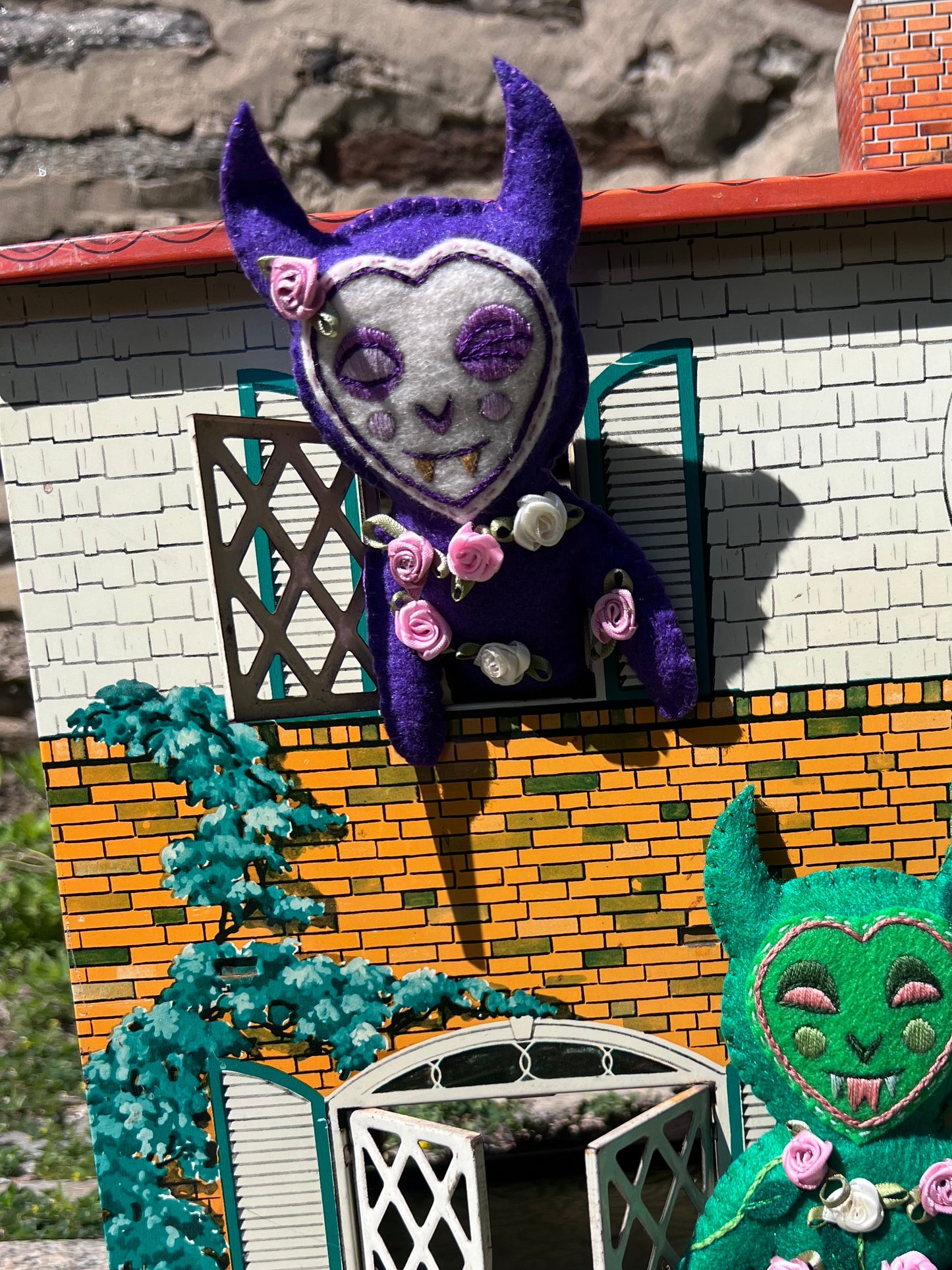 Springtime Doomy Doll: Purple Flower Boi