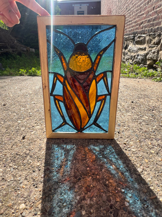 Cockroach Original Stained Glass