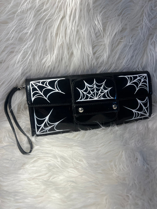 Spider Queen Hand Painted Clutch