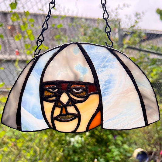 PREORDER- Ongo Gablogian, Art Collector - Original Stained Glass