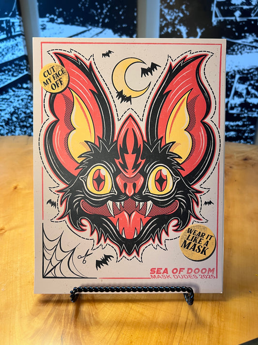 Bat Mask 9” x 12” Digital Print