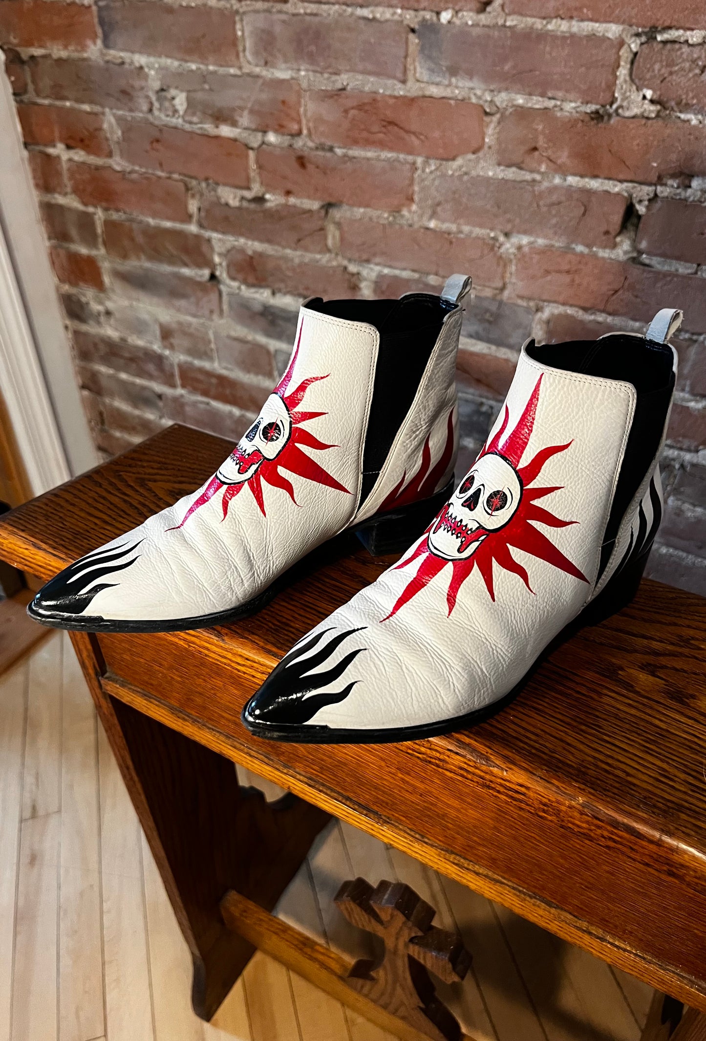 Firewalker Hand Painted Boots- Size 7.5 W