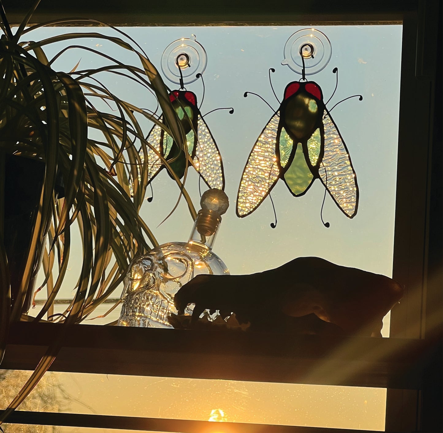 Small Fly Original Stained Glass