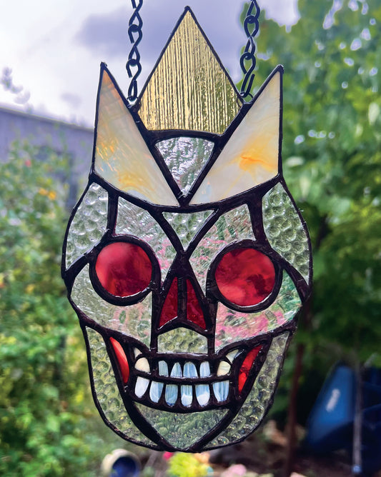 King in Yellow Original Stained Glass
