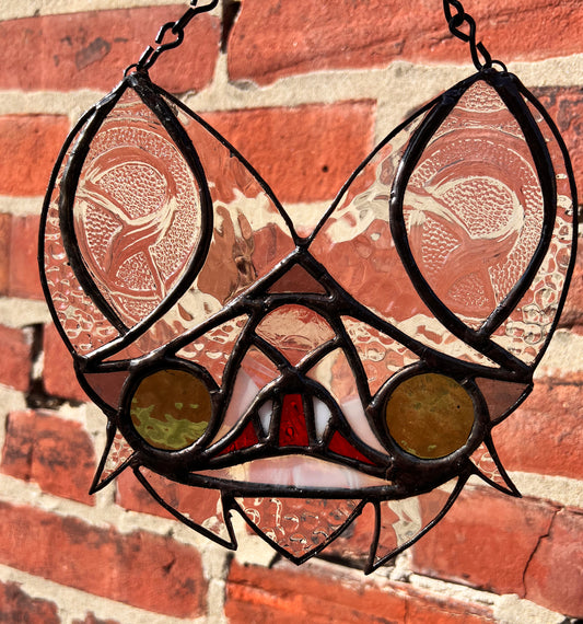 Bat Dude Original Stained Glass- Clear Variant