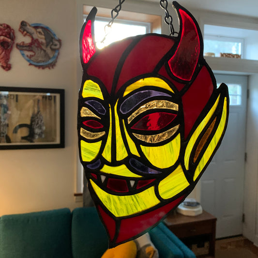 Dapper Devil Stained Glass