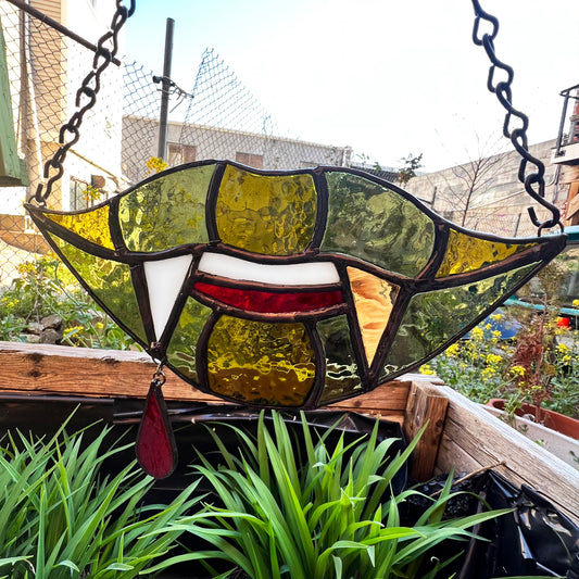 Goblin Vamp Lips Stained Glass