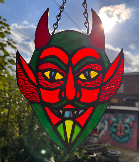 Handsome Devil Stained Glass