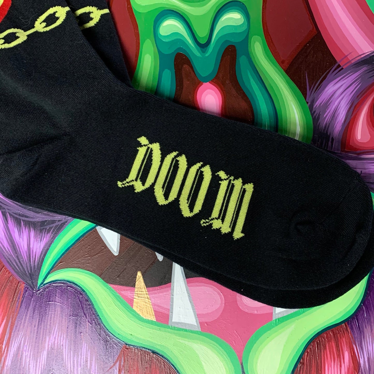 You Fancy Devil Unisex Black Socks