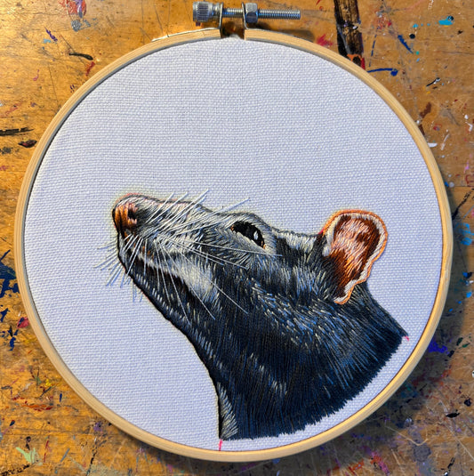 The Rat Hand Embroidery